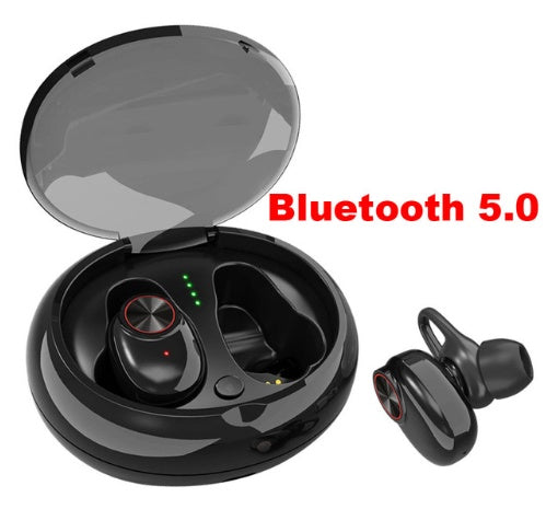 Premium Wireless Bluetooth 5.0 Earbuds - IPX5 Waterproof with Charging Case