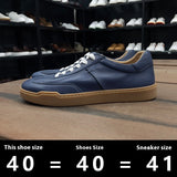 Premium Cowhide Men's Casual Leather Sneakers - Breathable Height-Increasing Shoes