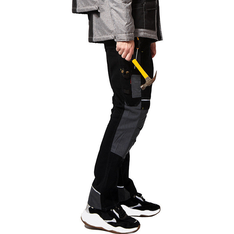 Professional Winter Electrician Overalls - Heavy-Duty Cotton Workwear