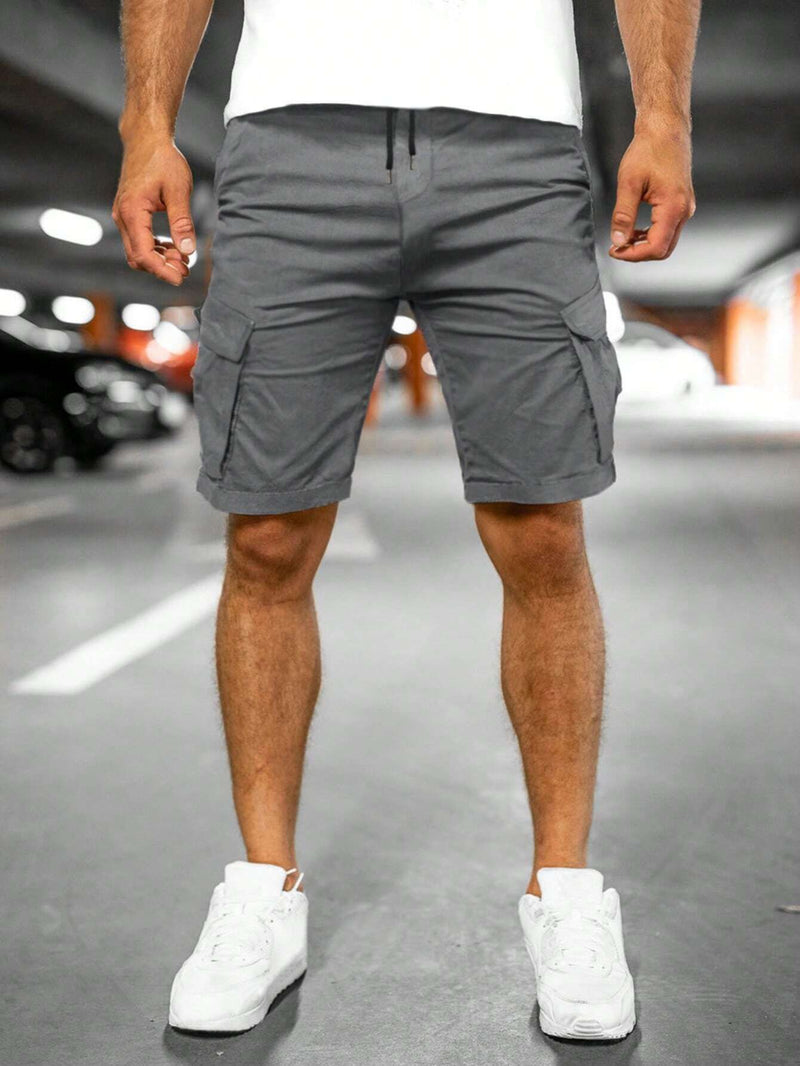 Stylish Men's Woven Five-Point Shorts - Casual Summer Pants