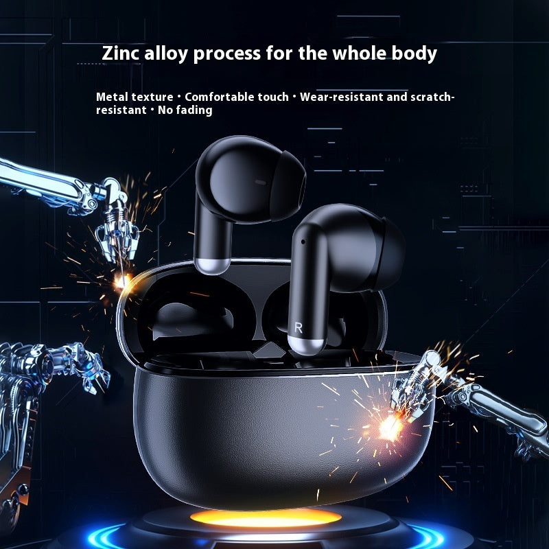 K50 Wireless Bluetooth Earbuds - Zinc Alloy Sports Headphones with Noise Reduction