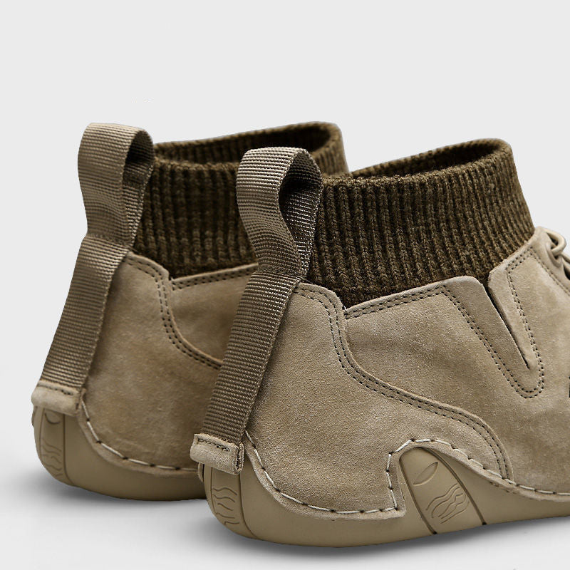 Premium Men's Winter Fleece Casual Shoes - Soft Bottom All-Match Warm Footwear