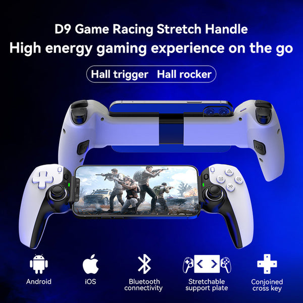 Wireless Bluetooth Gaming Controller - Telescopic Gamepad for Mobile, PC, PS & Switch