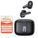 Advanced Gaming Bluetooth Earbuds with Digital Display - Ultra Low Latency Wireless Headphones