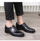 Sophisticated Genuine Leather Oxford Dress Shoes for Men