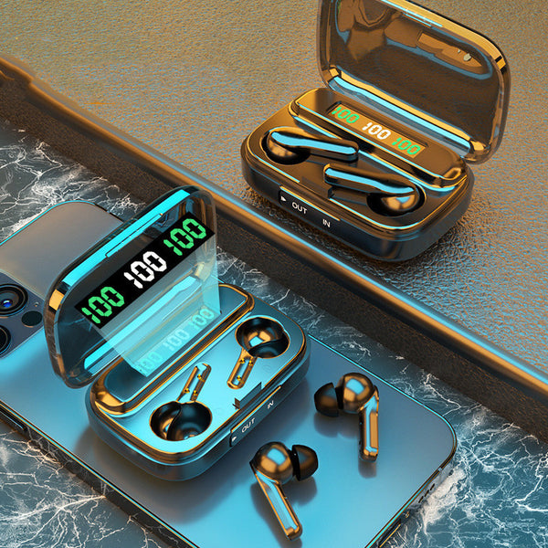 Advanced Bluetooth 5.0 Wireless Earbuds with Touch Control & Digital Display