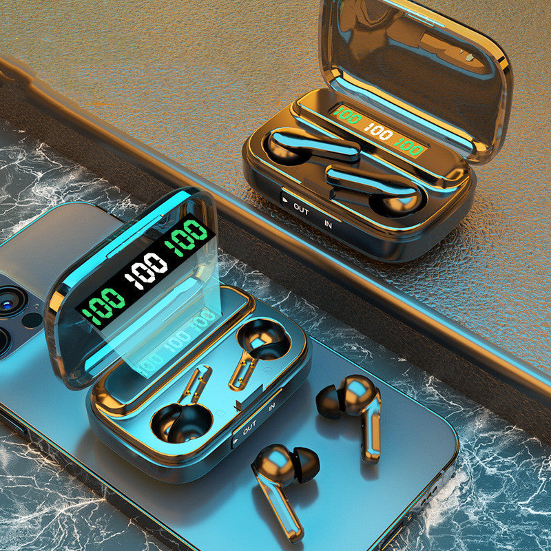 Advanced Bluetooth 5.0 Wireless Earbuds with Touch Control & Digital Display