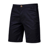 Casual Cotton Cropped Pants - Straight Slim Fit Men's Summer Shorts