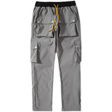Urban Multi-Pocket Cargo Trousers - Men's Harajuku Style Loose Fit Pants
