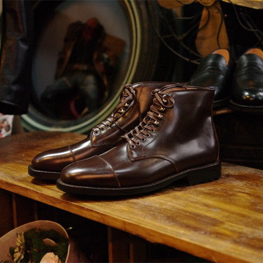 Premium Three-Joint Gentleman Leather Dress Shoes - First Layer Cowhide Business Formal Footwear