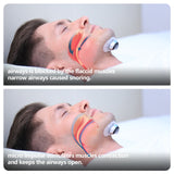 Advanced Anti-Snoring Sleep Solution - Smart Electronic Muscle Stimulator with 20 Conductive Strips