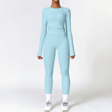 Women's Premium Brushed Yoga Set - Quick-Dry Fitness Tracksuit