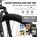 A29367 29 Inch Mountain Bike 21 Speed, Suspension Fork, Aluminum Frame Disc Brake, Mountain Biking For Both Men And Women.