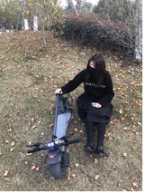 High-Performance Electric Scooter with 9-Inch Wide Tires - 36V Dual Drive Folding Design