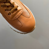 Premium Genuine Leather Men's Breathable Hollow Platform Casual Shoes - High-End Comfort & Style