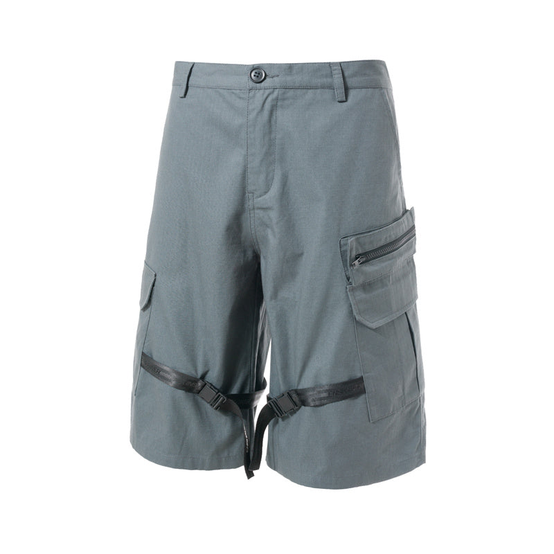 Tactical Cargo Shorts - Loose Fit Cotton Paratrooper Style for Men