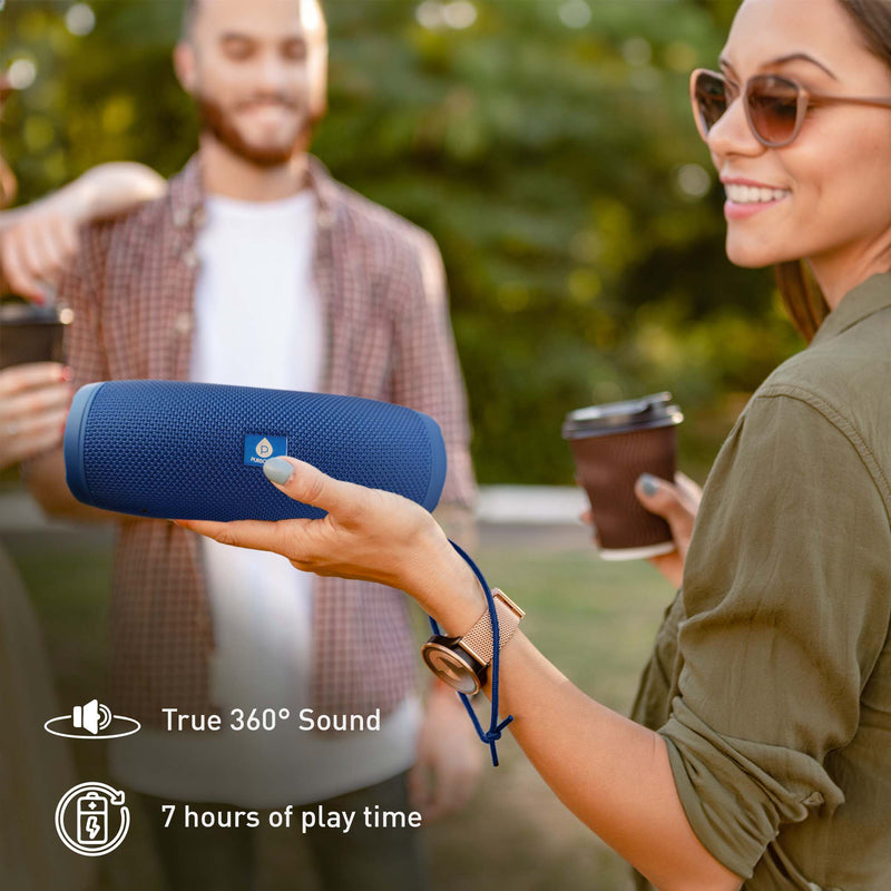 Pursonic Peak & Waterproof Wireless Speaker Duo - Premium 360° Sound Bundle