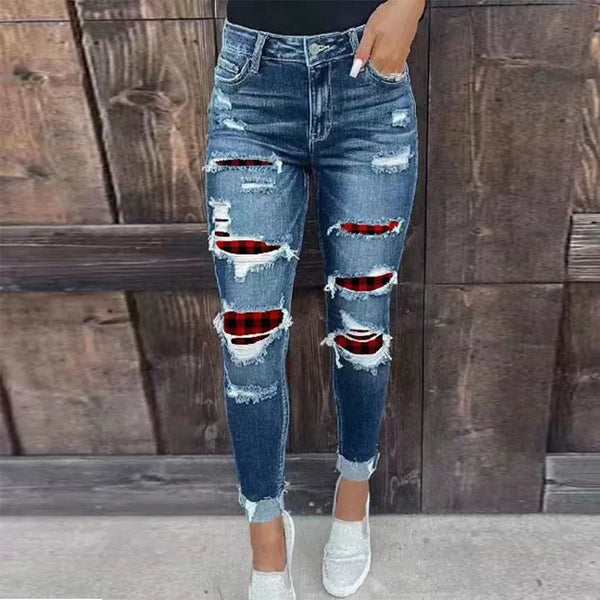 Jeans for Women Blue  High Waist New Style Baggy Jeans Women Pants Casual Jean