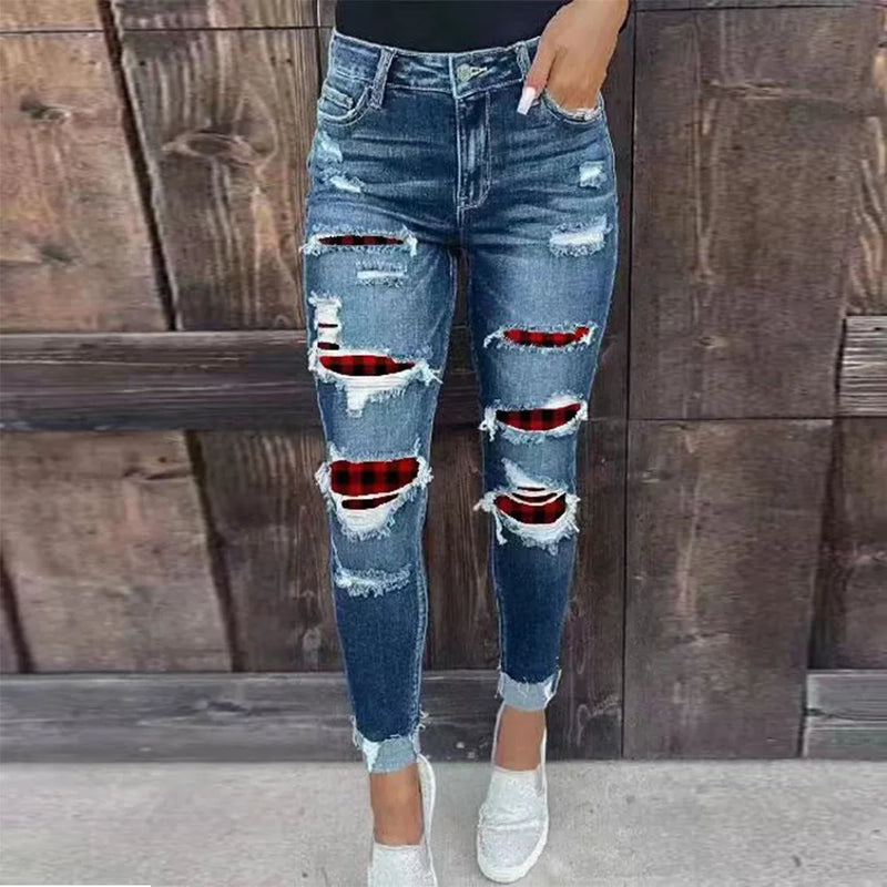Jeans for Women Blue  High Waist New Style Baggy Jeans Women Pants Casual Jean