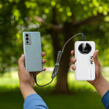 Pursonic PBM10 Power Bank - 10,000mAh Fast Charging Station with Integrated Cables & LED Battery Display