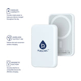 PBM5000 Magnetic Wireless Power Bank - 5000mAh Portable Charging Solution