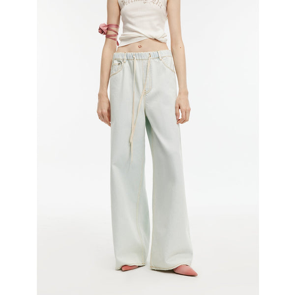 Luxury Brand Same Version Turkish Imported Washed Jeans Spring and Summer