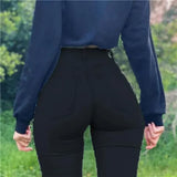 New Spring Sexy Vintage Fashion Streetwear Stretch  Women High Waist Long Jean