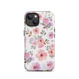 Anacotte Pure Vibes Sakura Pink Floral iPhone Case - Premium Protection