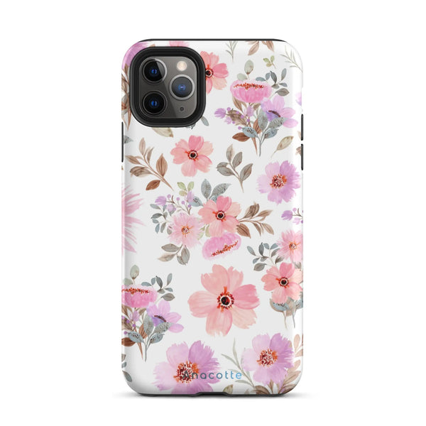 Anacotte Pure Vibes Sakura Pink Floral iPhone Case - Premium Protection