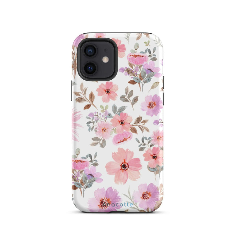 Anacotte Pure Vibes Sakura Pink Floral iPhone Case - Premium Protection