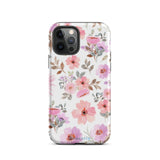 Anacotte Pure Vibes Sakura Pink Floral iPhone Case - Premium Protection