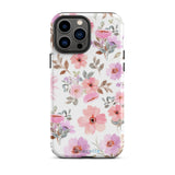 Anacotte Pure Vibes Sakura Pink Floral iPhone Case - Premium Protection