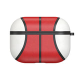 NBA Basketball Leather AirPods Pro Case - Handmade Protective Cover with Anti-Fall Design