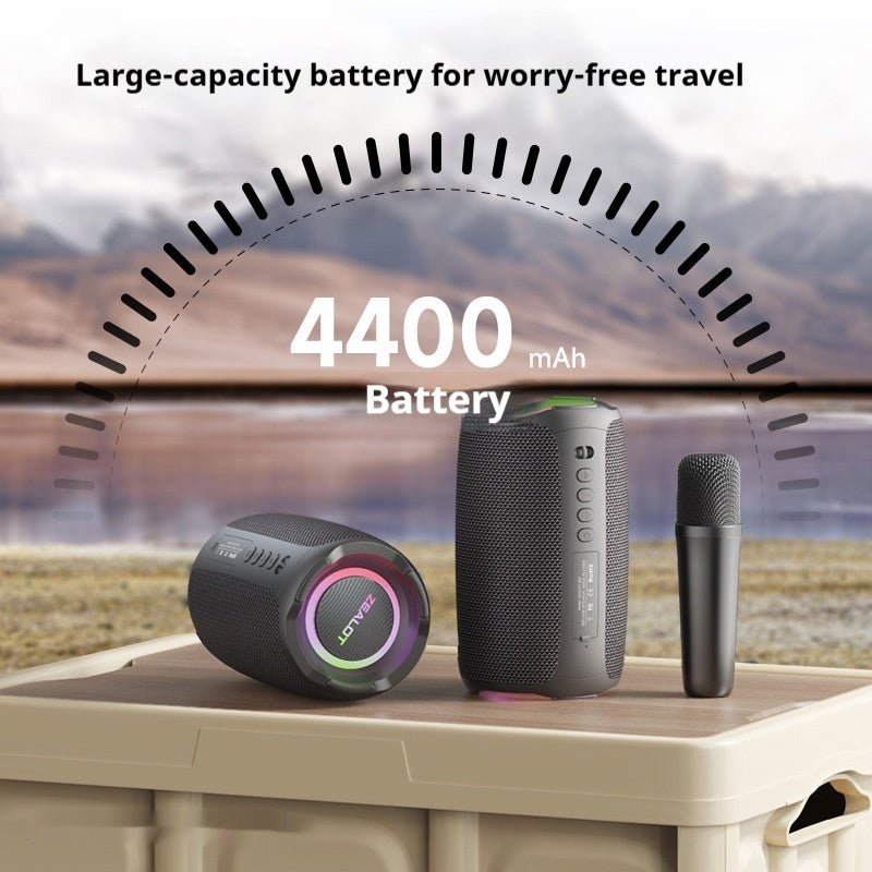 Wireless Karaoke Bluetooth Speaker with Microphone - 20W Portable Audio System