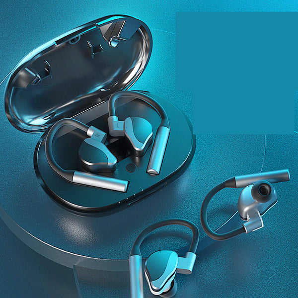 Wireless Bluetooth Sports Headphones - Ear Hook Design with Heavy Bass & 5-Hour Playtime