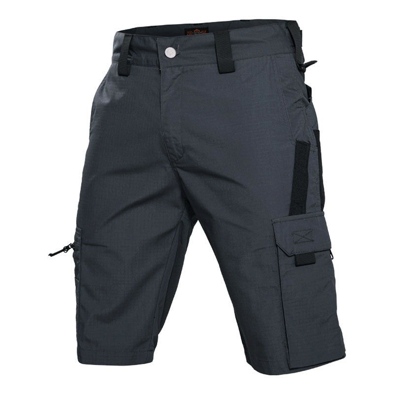 Men's Tactical Outdoor Training Pants - Quick-Dry Cotton Polyester Cargo Trousers