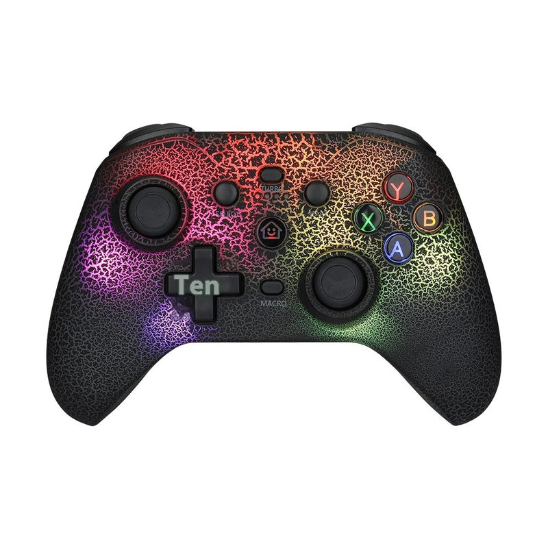Ultimate RGB Gaming Controller - Multi-Platform Wireless Gamepad with Dazzling Light Effects