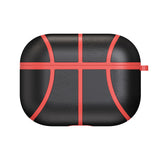 NBA Basketball Leather AirPods Pro Case - Handmade Protective Cover with Anti-Fall Design