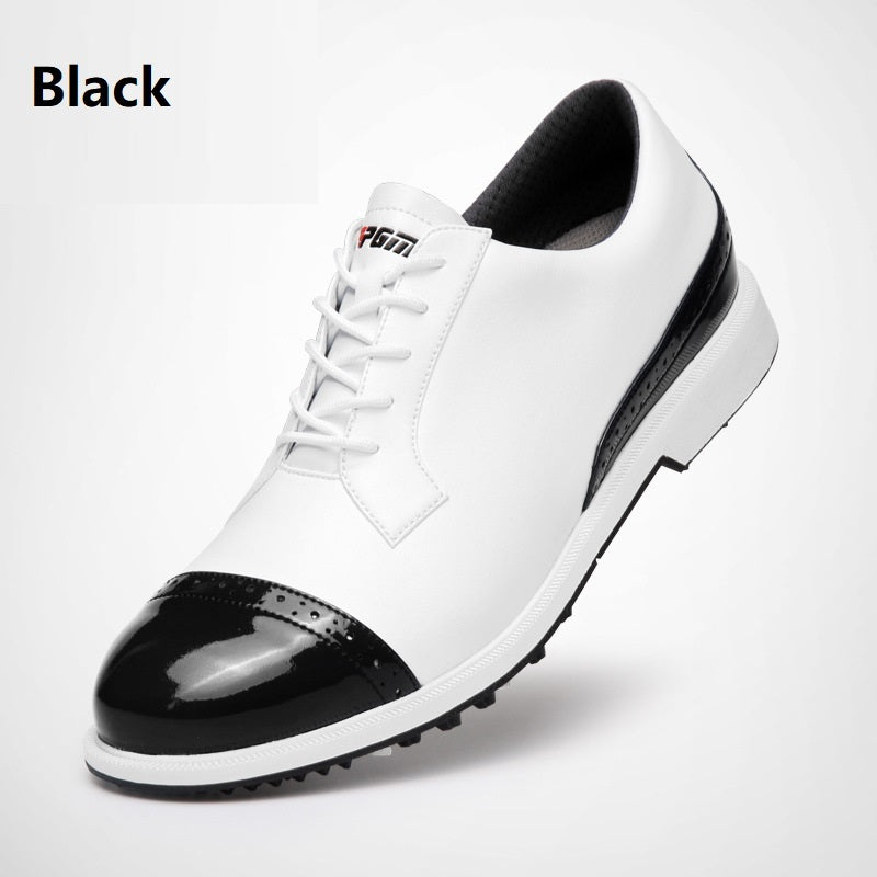 Premium Waterproof Golf Shoes - Anti-Slip Men's Sports Footwear with PU Upper