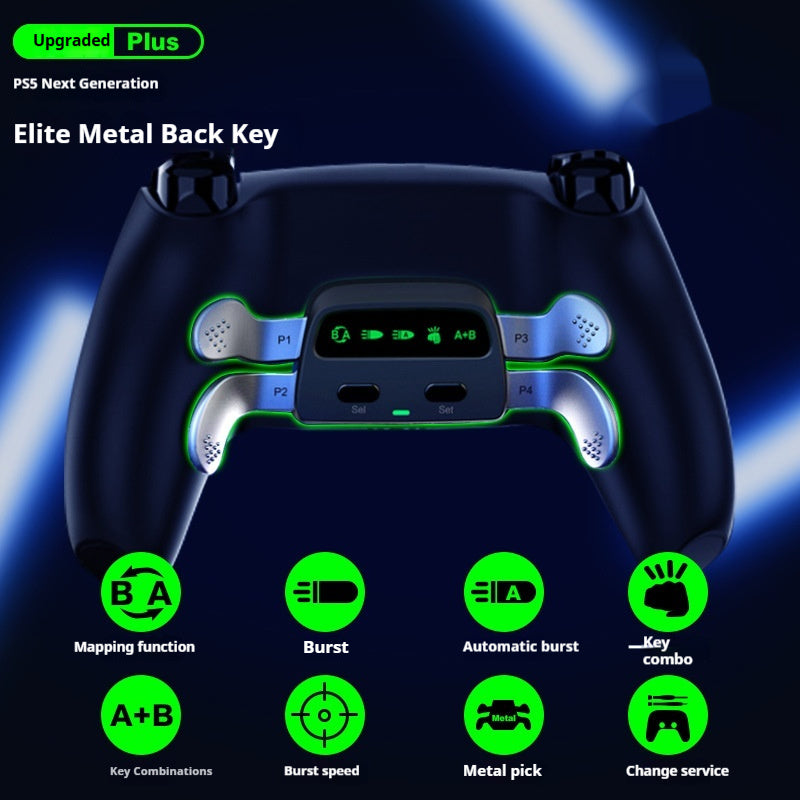 Elite Gaming Controller Back Button Attachment for PS5 - Professional Macro Programming Kit