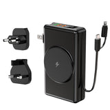Premium 20000mAh Power Bank with Built-in Cable - Fast Charging Portable Battery