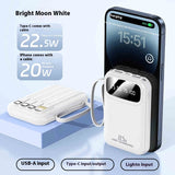Compact And Portable Large Capacity Portable Power With Cable