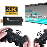 Retro Gaming Paradise - 32GB Wireless HDMI Game Console with Dual Controllers