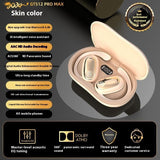 Wireless Bluetooth Bone Conduction Headphones - Open-Ear Sports Earbuds with Noise Reduction