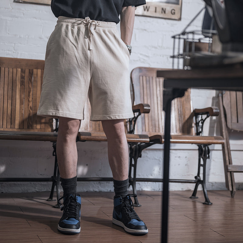 Short et polaire en coton éponge pour homme