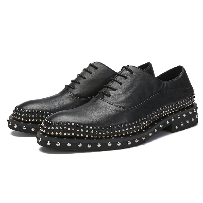 Premium British Business Formal Men's Dress Shoes - Genuine Leather Oxford Style