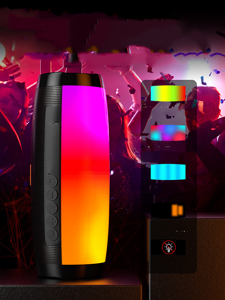 Premium Bluetooth Speaker - Wireless Portable Audio with LED Lights & Subwoofer