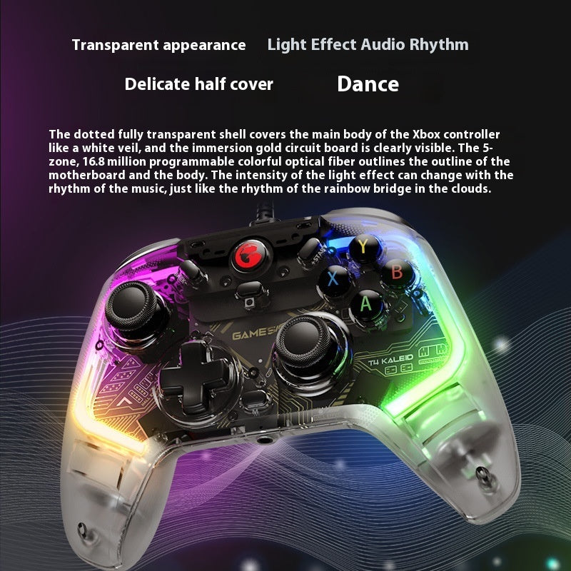 Professional Gaming Controller - Wired Hall Effect Joystick for Ultimate Gaming Experience