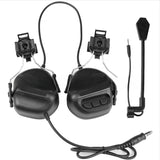 Advanced Tactical Bluetooth Headset - Military Grade Noise Reduction Helmet Style