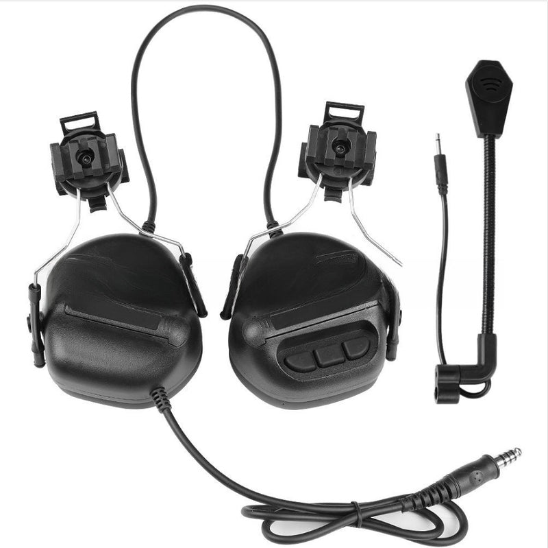 Advanced Tactical Bluetooth Headset - Military Grade Noise Reduction Helmet Style